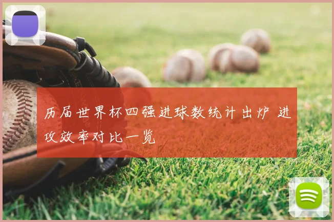 历届世界杯四强进球数统计出炉 进攻效率对比一览