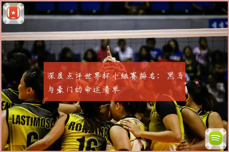 深度点评世界杯小组赛排名:黑马与豪门的命运清单