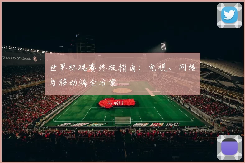 世界杯观赛终极指南:电视、网络与移动端全方案